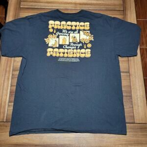 Dravus Black Unisex Tee "Practice Patience" - Size XL